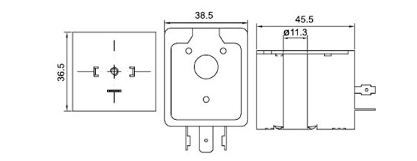 A043 A044脉冲电磁阀线圈尺寸